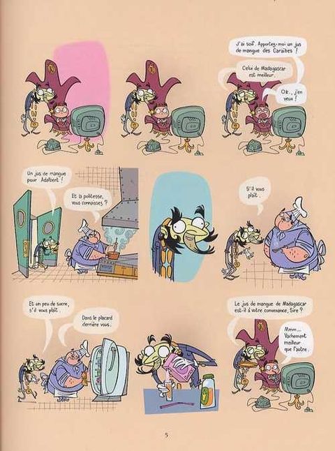 Aperçu de l'album Le Roi Catastrophe tome 5 - Adalbert Plus que Super