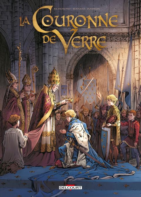 Couverture de l'album Couronne de verre T01 - Plus peine que gloire