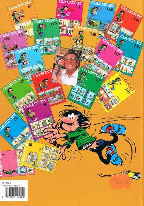 Aperçu de l'album Gaston (40ème Anniversaire) tome 12 - Gaston (1997) - Vol. 12