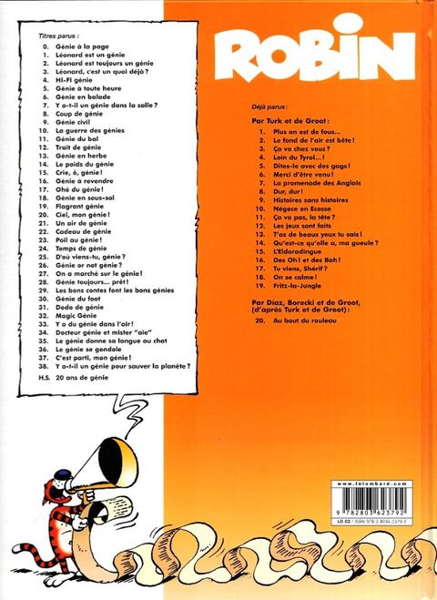 Aperçu de l'album Léonard tome 38 - Y a-t-il un génie pour sauver la planète ?