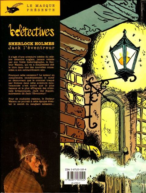 Aperçu de l'album Le Masque présente Sherlock Holmes tome 4 - Jack l'éventreur
