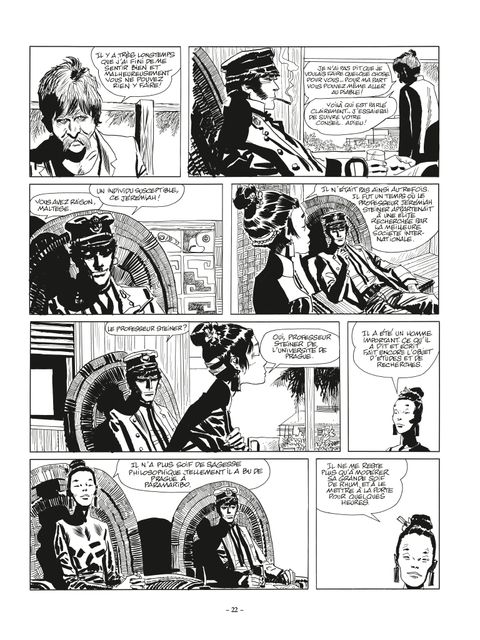Aperçu de l'album Corto Maltese (N&B) tome 2 - Sous le signe du Capricorne