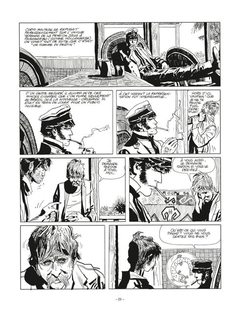 Aperçu de l'album Corto Maltese (N&B) tome 2 - Sous le signe du Capricorne