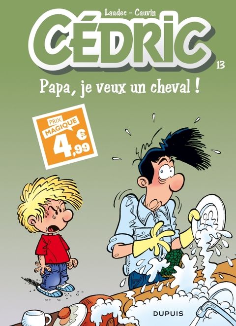 Couverture de l'album Cédric - Tome 13 - Papa, je veux un cheval ! / Edition spéciale (Indispensables 2024)
