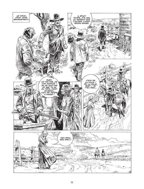 Aperçu de l'album Serpieri - L'Ouest Americain tome 1985 - L'Indienne blanche