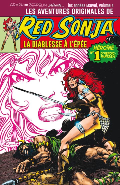 Couverture de l'album Les Aventures Originales de Red Sonja - La diablesse à l'épée