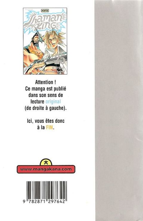 Aperçu de l'album Shaman King tome 25