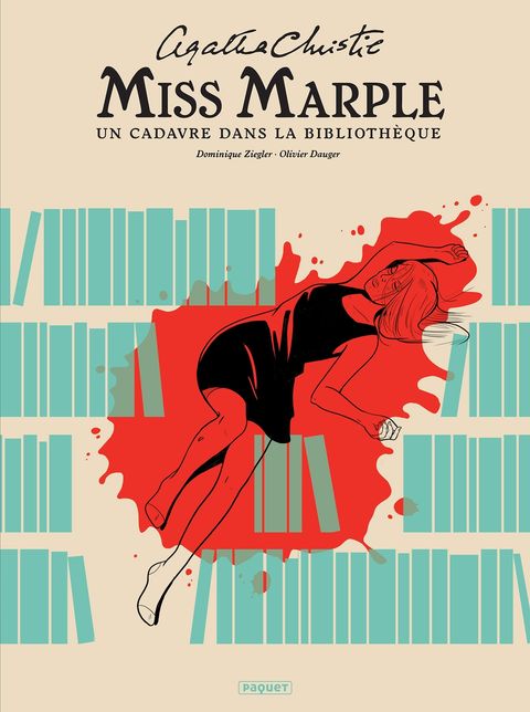 Couverture de l'album Miss Marple - Un cadavre dans la bibliothèque