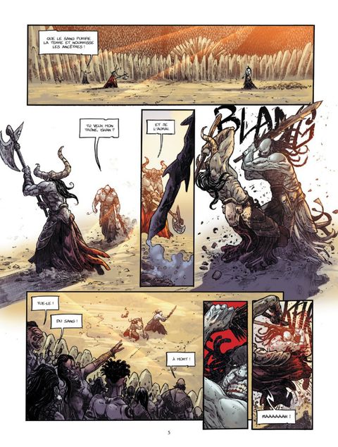 Aperçu de l'album La Pierre du Chaos tome 1 - Le sang des ruines