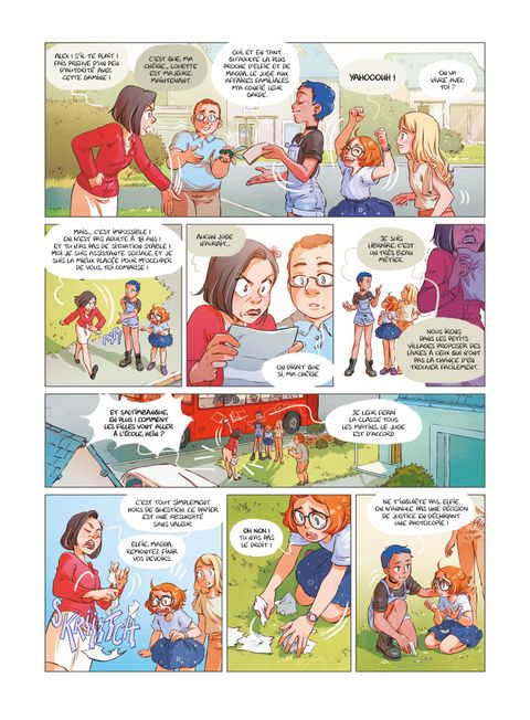 Aperçu de l'album Le Grimoire d'Elfie tome 1 - L'île Presque