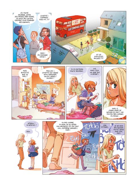 Aperçu de l'album Le Grimoire d'Elfie tome 1 - L'île Presque