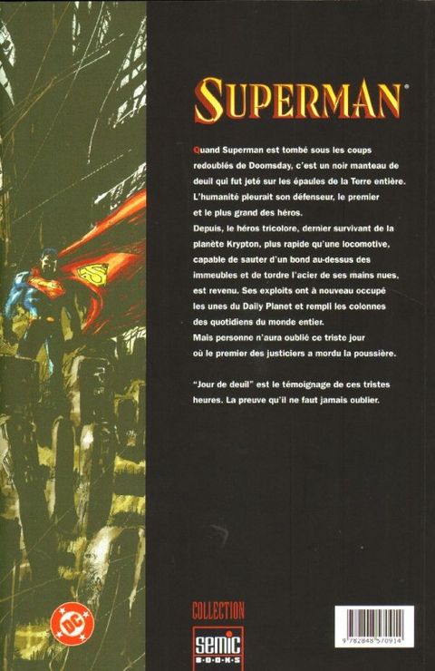 Aperçu de l'album Superman : Jour de deuil