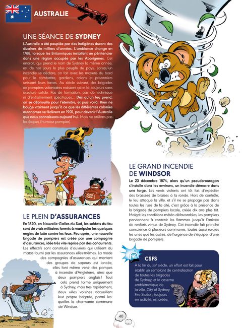 Aperçu de l'album Les Pompiers - Hors Série  - Les pompiers à travers le monde