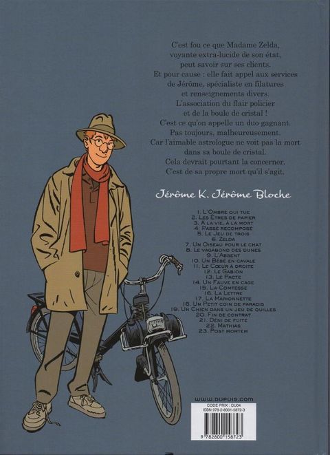 Aperçu de l'album Jérôme K. Jérôme Bloche tome 6 - Zelda