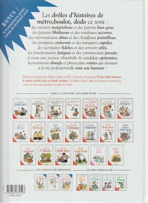 Aperçu de l'album Le Guide en BD - Drôles d'histoires de métro, boulot, dodo