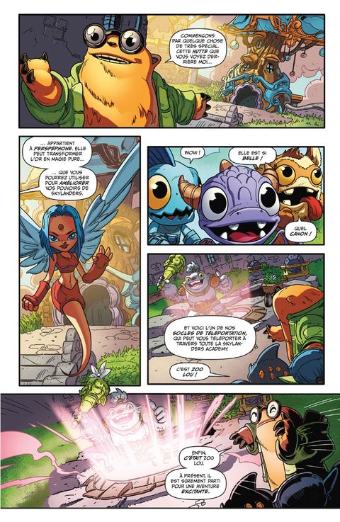Aperçu de l'album Skylanders tome 2 - Bienvenue à Skylanders Academy !