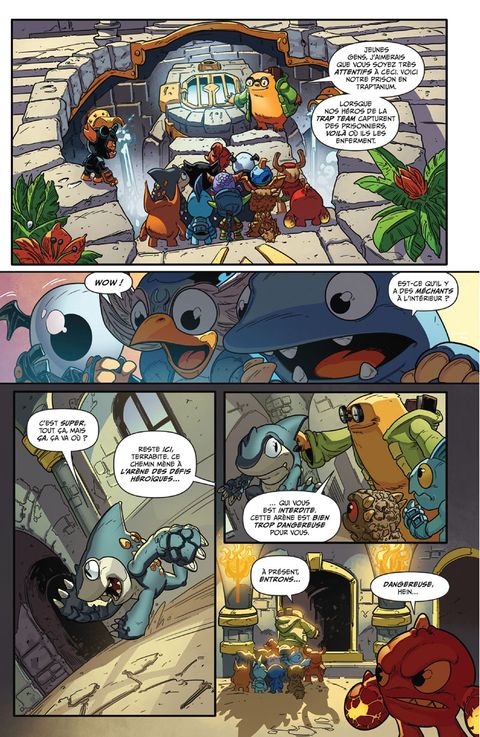 Aperçu de l'album Skylanders tome 2 - Bienvenue à Skylanders Academy !