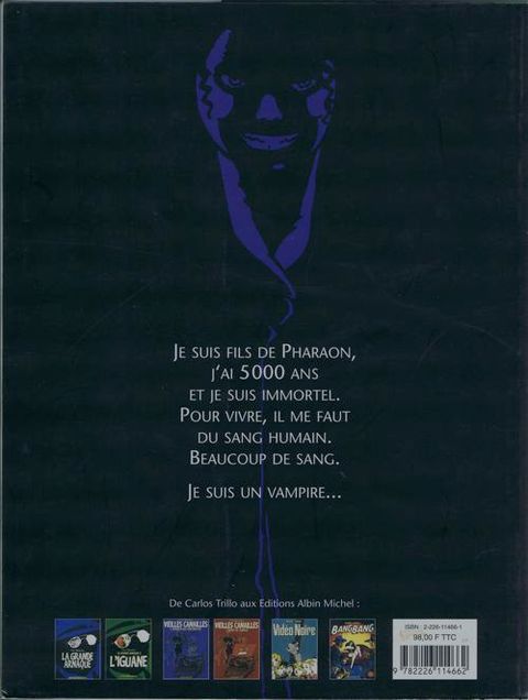Aperçu de l'album Je Suis un Vampire tome 1 - La résurrection