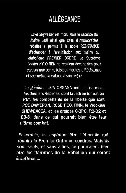 Aperçu de l'album Star Wars : Allégeance - Star Wars Allégeance