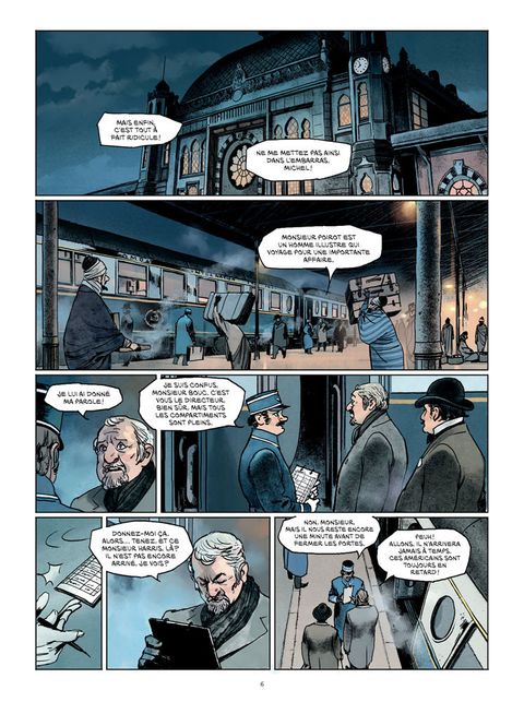 Aperçu de l'album Agatha Christie tome 1 - Hercule Poirot - Le crime de l'Orient-Express