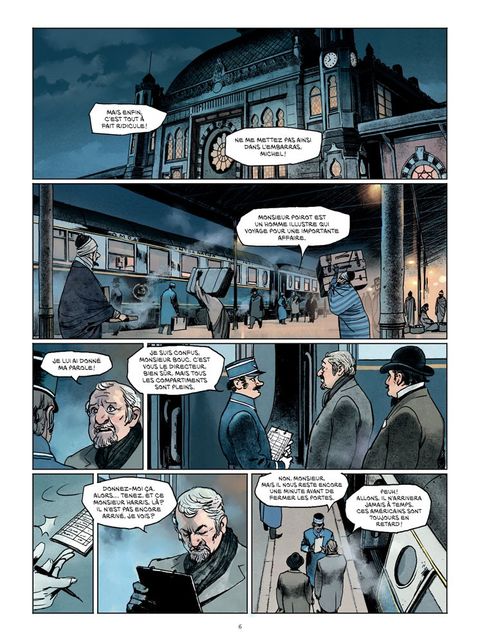 Aperçu de l'album Agatha Christie tome 1 - Hercule Poirot - Le crime de l'Orient-Express