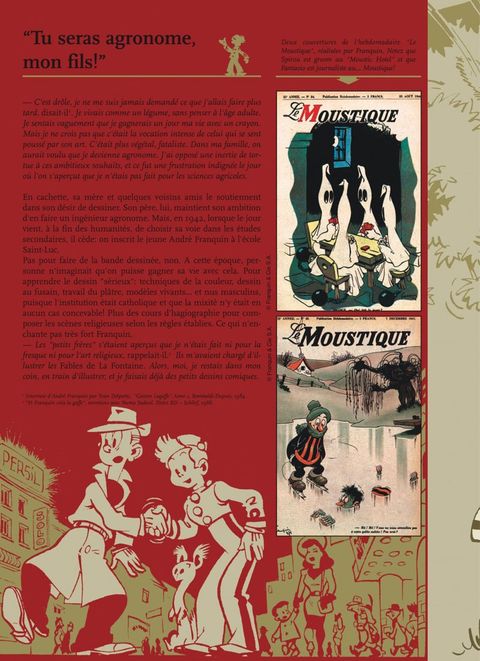 Aperçu de l'album Spirou et Fantasio (Int. Chronologique) tome 1 - Les débuts d'un dessinateur (1940-1950)