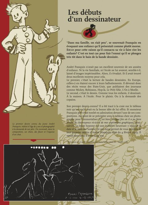 Aperçu de l'album Spirou et Fantasio (Int. Chronologique) tome 1 - Les débuts d'un dessinateur (1940-1950)