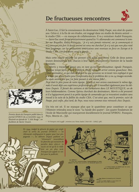Aperçu de l'album Spirou et Fantasio (Int. Chronologique) tome 1 - Les débuts d'un dessinateur (1940-1950)