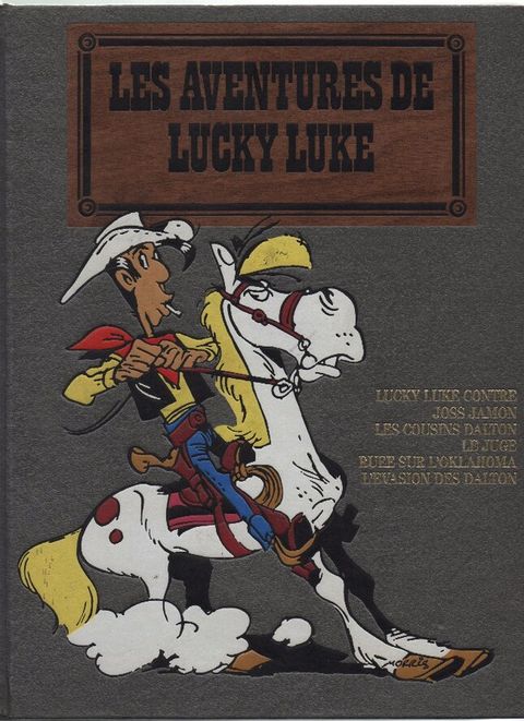 Couverture de l'album Lucky Luke contre Joss Jamon - Les Cousins Dalton - Le Juge - Ruée sur l'Oklahoma - L'Évasion des Dalton