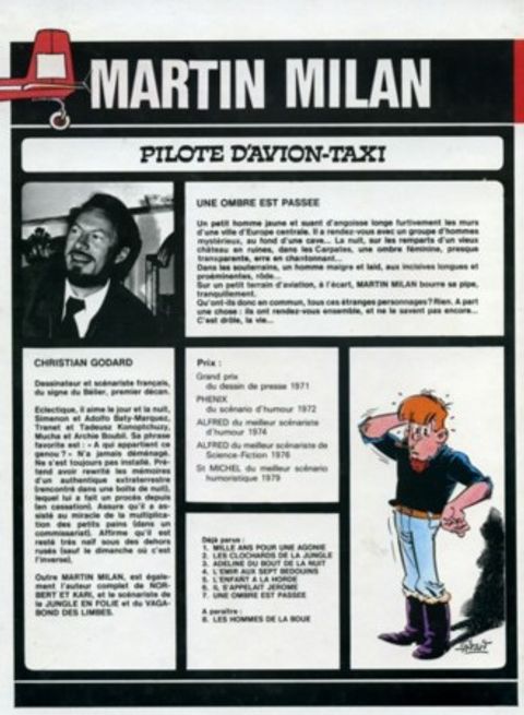 Aperçu de l'album Martin Milan (2ème Série) tome 7 - Une Ombre est Passée
