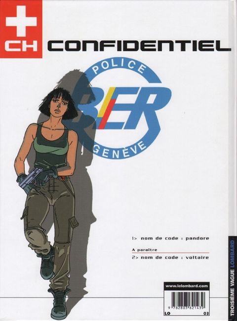 Aperçu de l'album Ch Confidentiel tome 1 - Nom de Code : Pandore