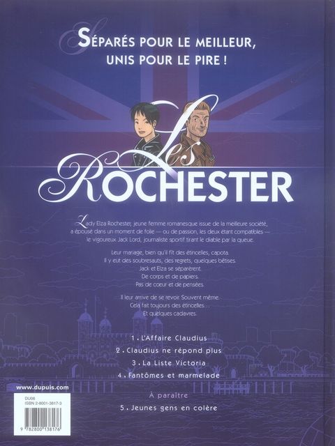 Aperçu de l'album Les Rochester tome 2 - Claudius ne Répond Plus