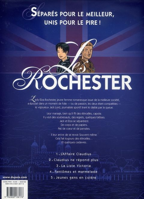 Aperçu de l'album Les Rochester tome 2 - Claudius ne Répond Plus