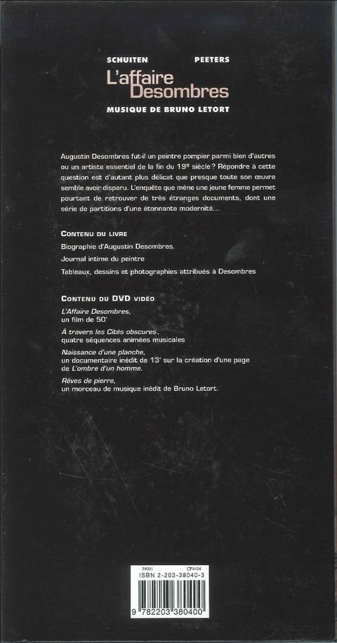 Aperçu de l'album Les Cités Obscures - Hors série tome 2002 - L'Affaire Desombres