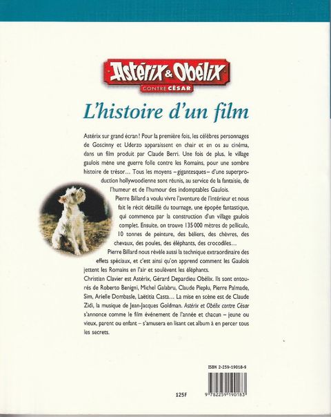 Aperçu de l'album Astérix (Films) tome 1999 - Astérix et Obélix contre César, l'histoire d'un film