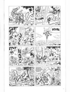 Aperçu 3 de l'album Spirou et Fantasio (fac-similé 30x43 N&B) tome 13 - Le Nid des Marsupilamis