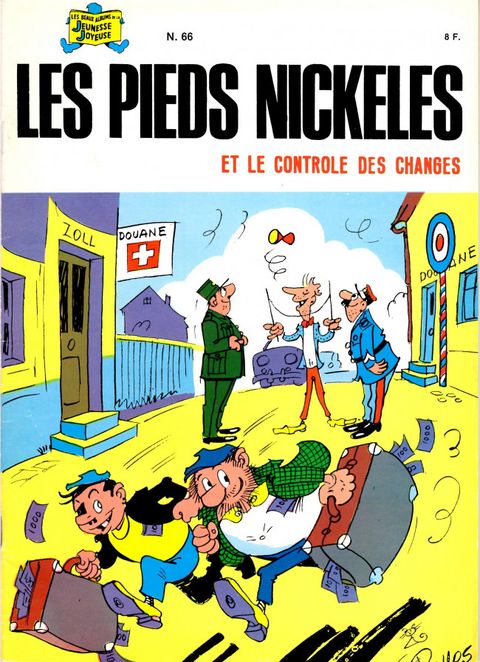Couverture de l'album Les Pieds Nickelés et le contrôle des changes