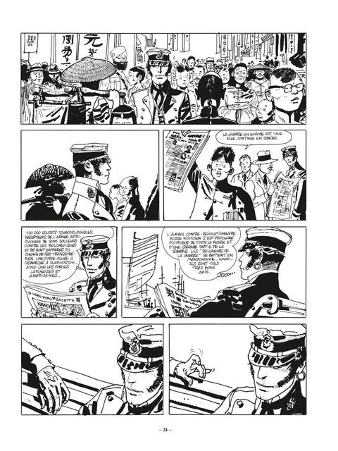 Aperçu de l'album Corto Maltese (N&B) tome 6 - En Sibérie