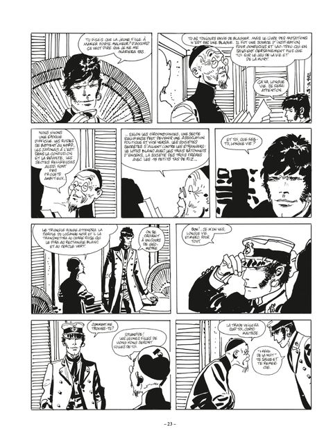 Aperçu de l'album Corto Maltese (N&B) tome 6 - En Sibérie