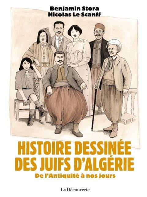 Couverture de l'album Histoire dessinée des juifs d'Algérie