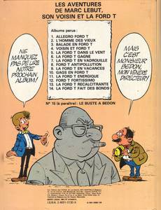 Aperçu 2 de l'album Marc Lebut et son voisin tome 1 - Allegro Ford T