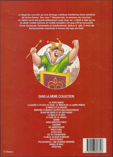 Aperçu de l'album Les Classiques du Dessin Animé tome 20 - Le Bossu de notre Dame