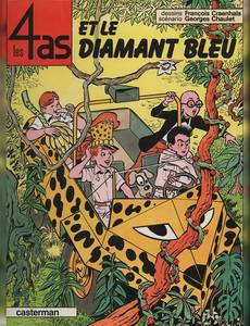 Couverture de l'album Les 4as et le Diamant Bleu