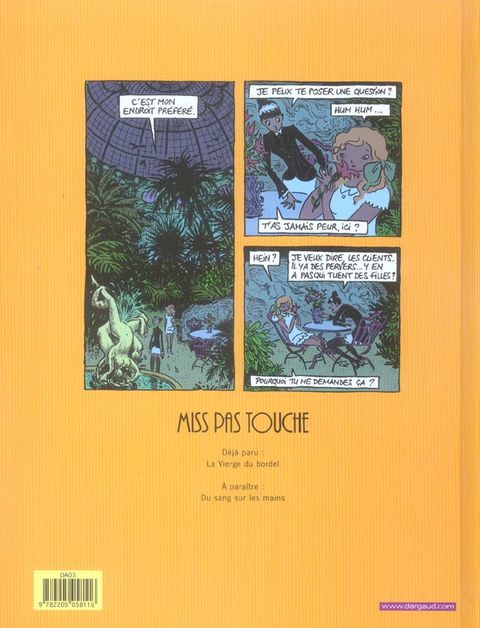 Aperçu de l'album Miss pas Touche tome 1 - La Vierge du Bordel