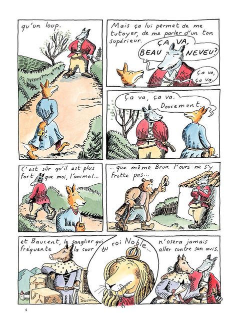 Aperçu de l'album Le Roman de Renart (heitz) tome 1 - Ysengrin