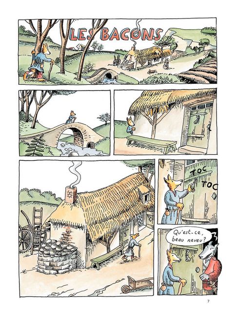 Aperçu de l'album Le Roman de Renart (heitz) tome 1 - Ysengrin
