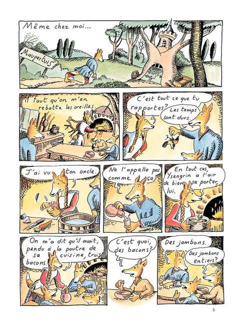 Aperçu de l'album Le Roman de Renart (heitz) tome 1 - Ysengrin