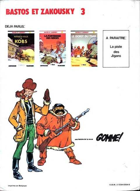 Aperçu de l'album Bastos et Zakousky tome 3 - Le Doigt du Tsar