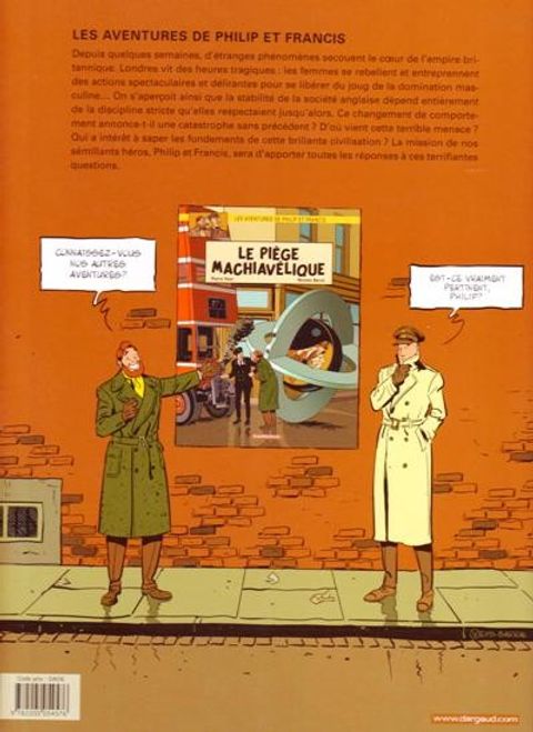 Aperçu de l'album Les Aventures de Philip et Francis tome 1 - Menaces sur l'Empire