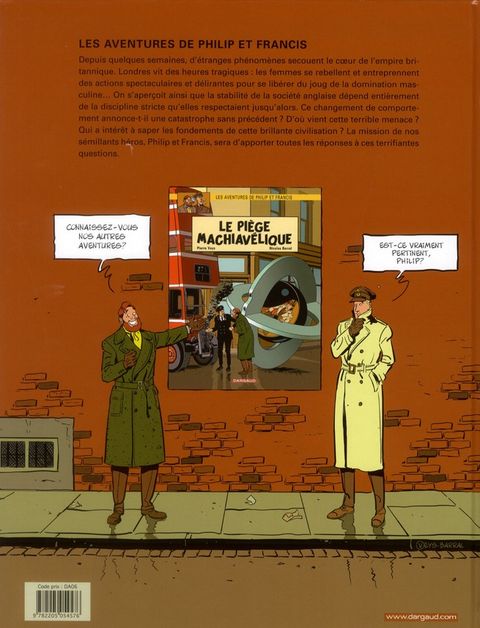 Aperçu de l'album Les Aventures de Philip et Francis tome 1 - Menaces sur l'Empire